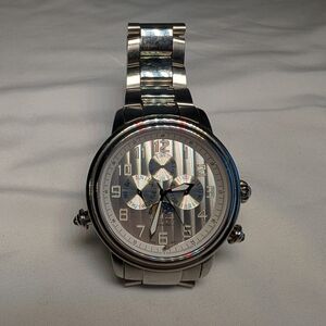 Silver Chronograph Watch